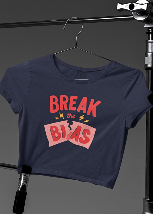 Challenge the Bias Crop Tee