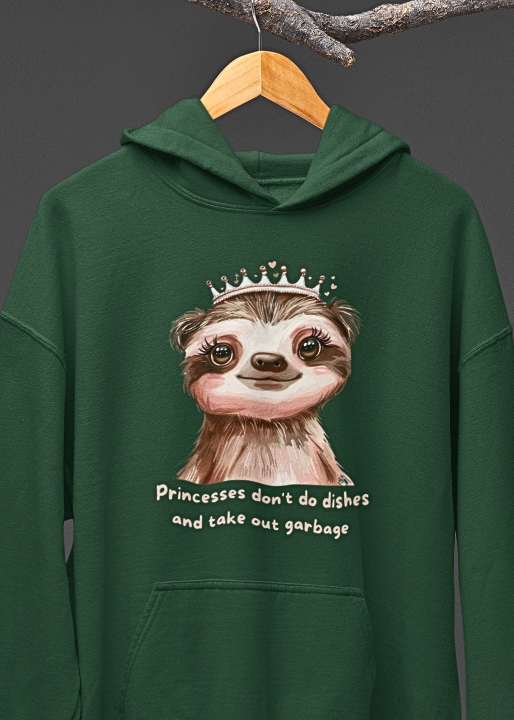Royal Rebel: Princess Doesn't Do Dishes Graphic Hoodie