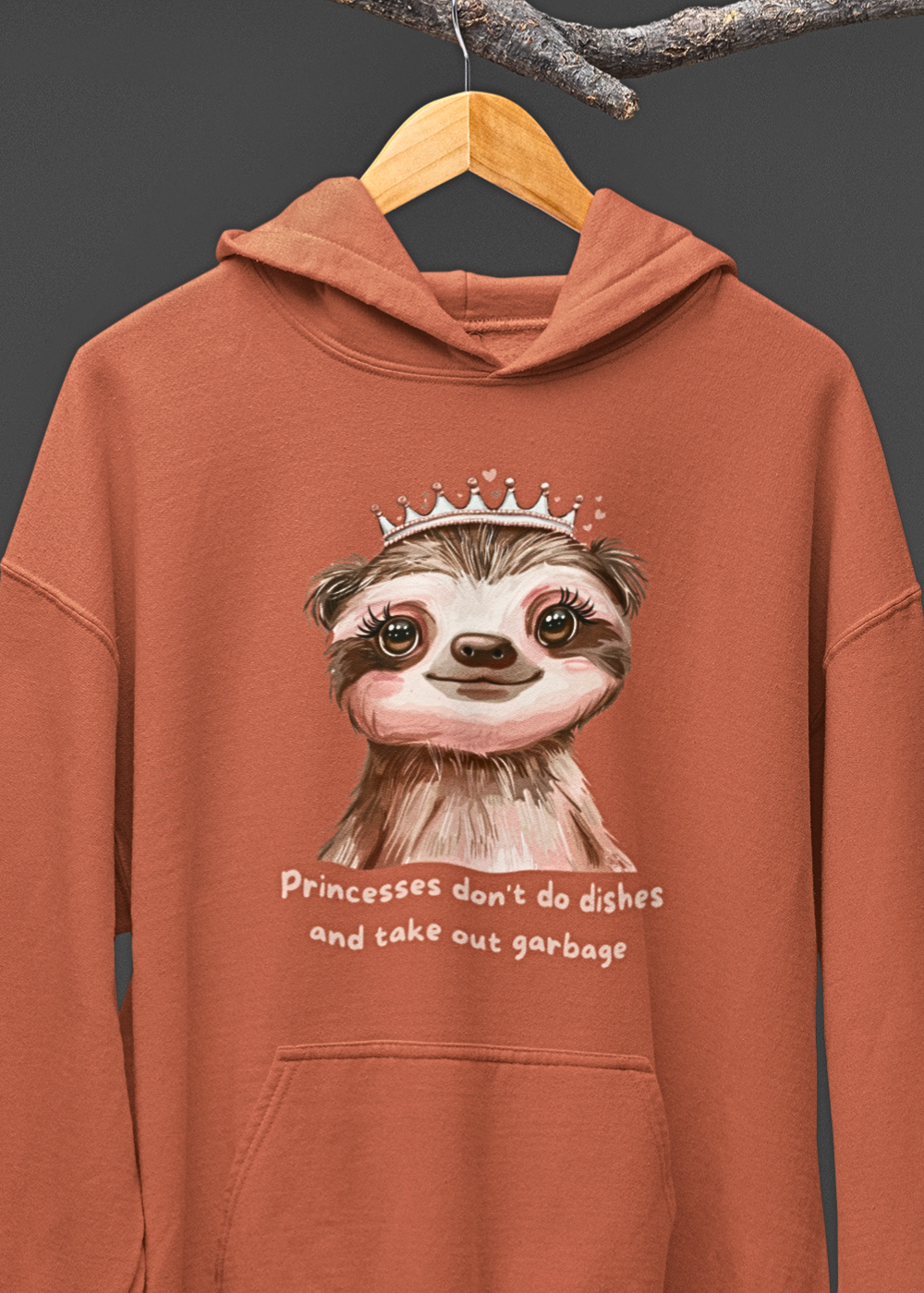 Royal Rebel: Princess Doesn't Do Dishes Graphic Hoodie