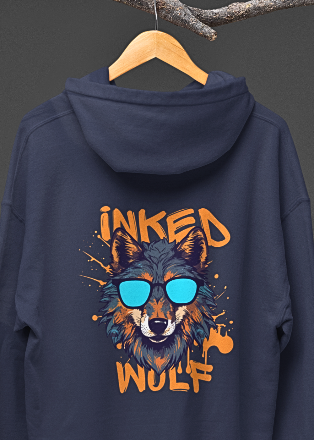 InkedWolf Women's Hoodie - Shady Wolf Vibes