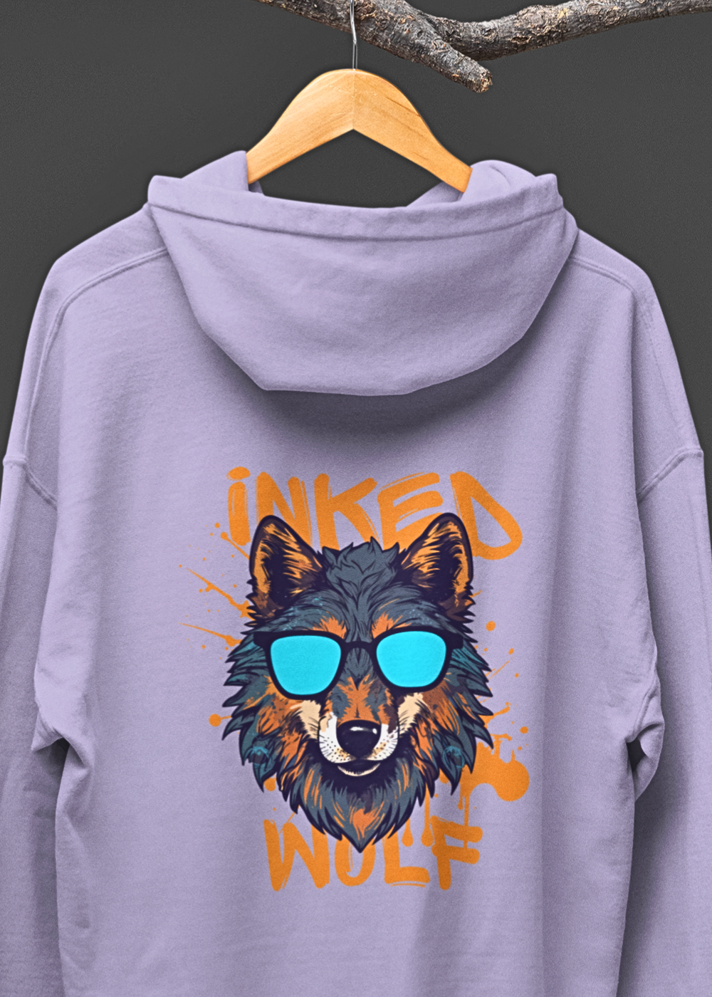 InkedWolf Women's Hoodie - Shady Wolf Vibes