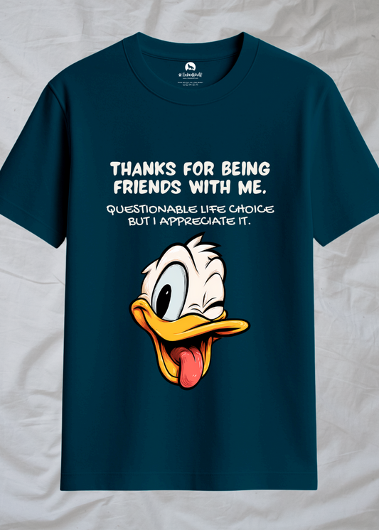 Bad Decisions, Great Friends - Unisex Oversized Tee