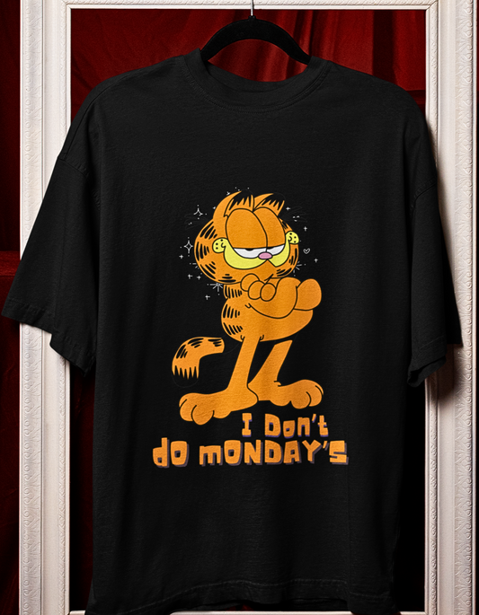 I Don’t Do Mondays - Lazy Vibes Unisex Oversized Tee