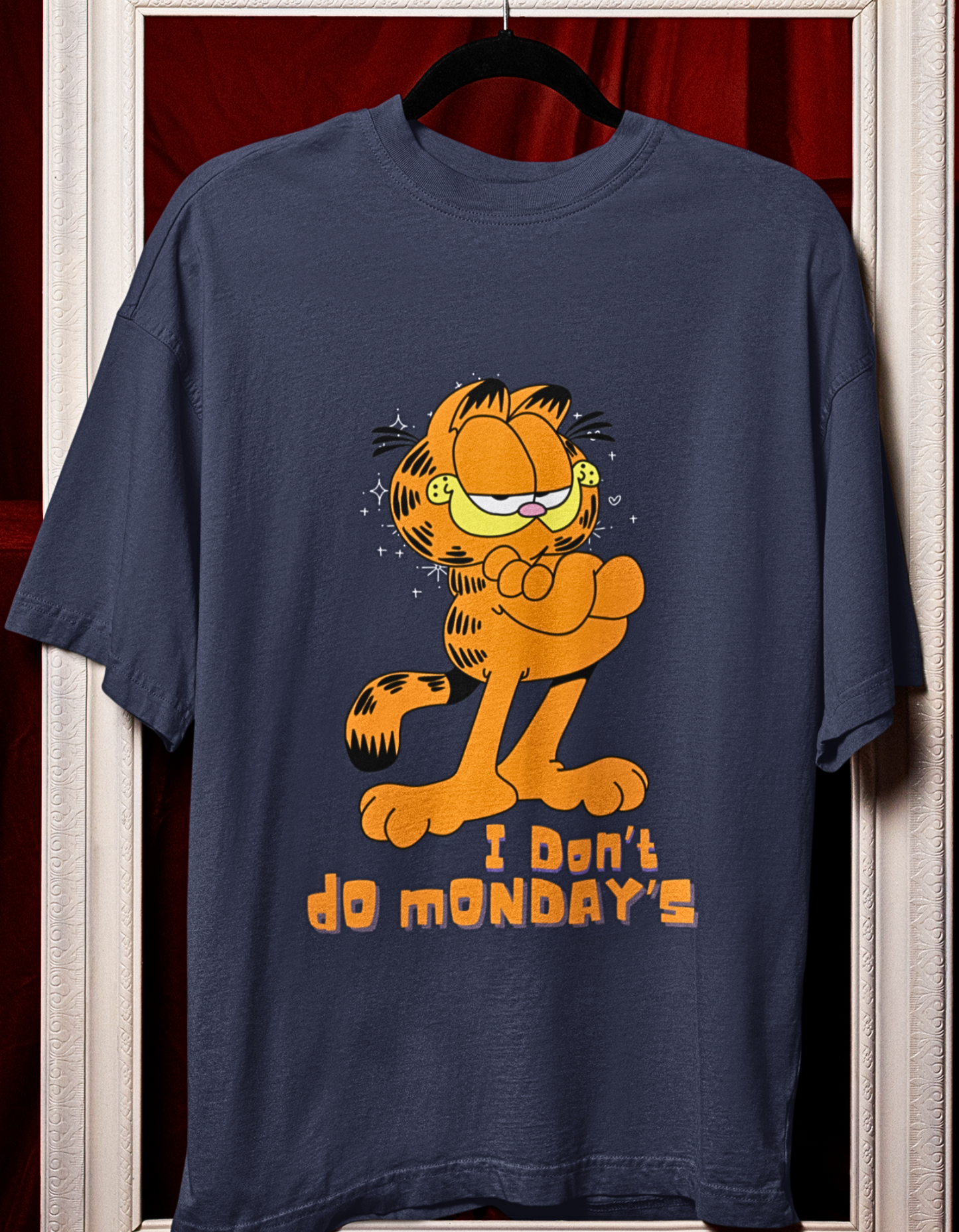 I Don’t Do Mondays - Lazy Vibes Unisex Oversized Tee