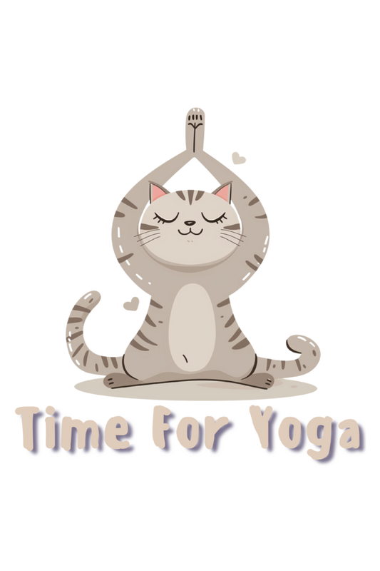 Cat Stretch Hoodie : It's Time for Yoga