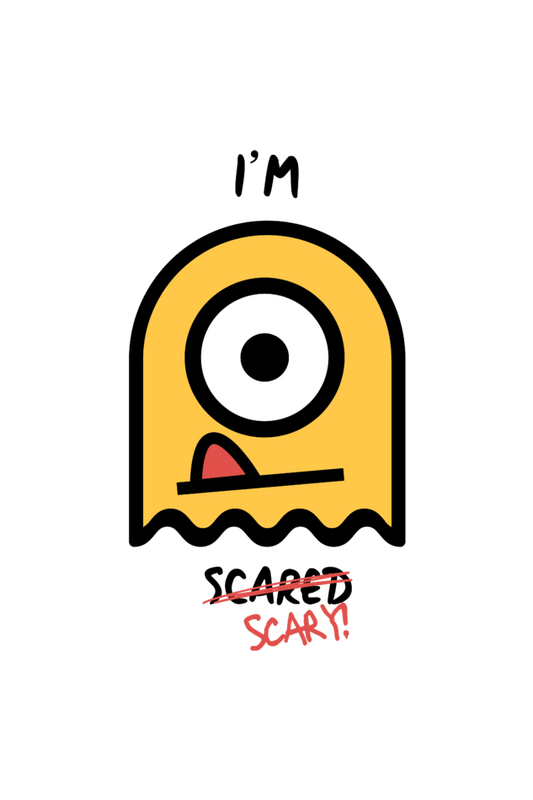 Eerie Scary Crop Hoodie