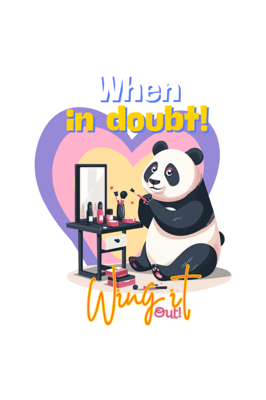 Improvise & Thrive : Girly Panda Hoodie