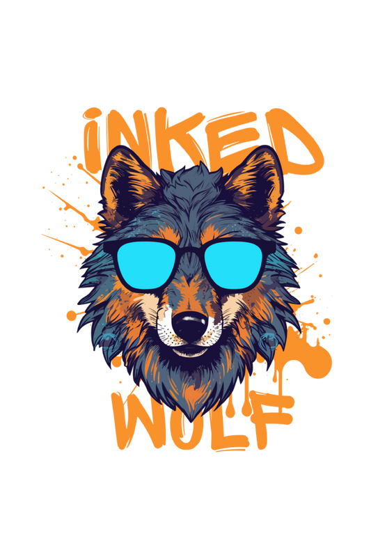 InkedWolf Women's T-Shirt - Shady Wolf Vibes