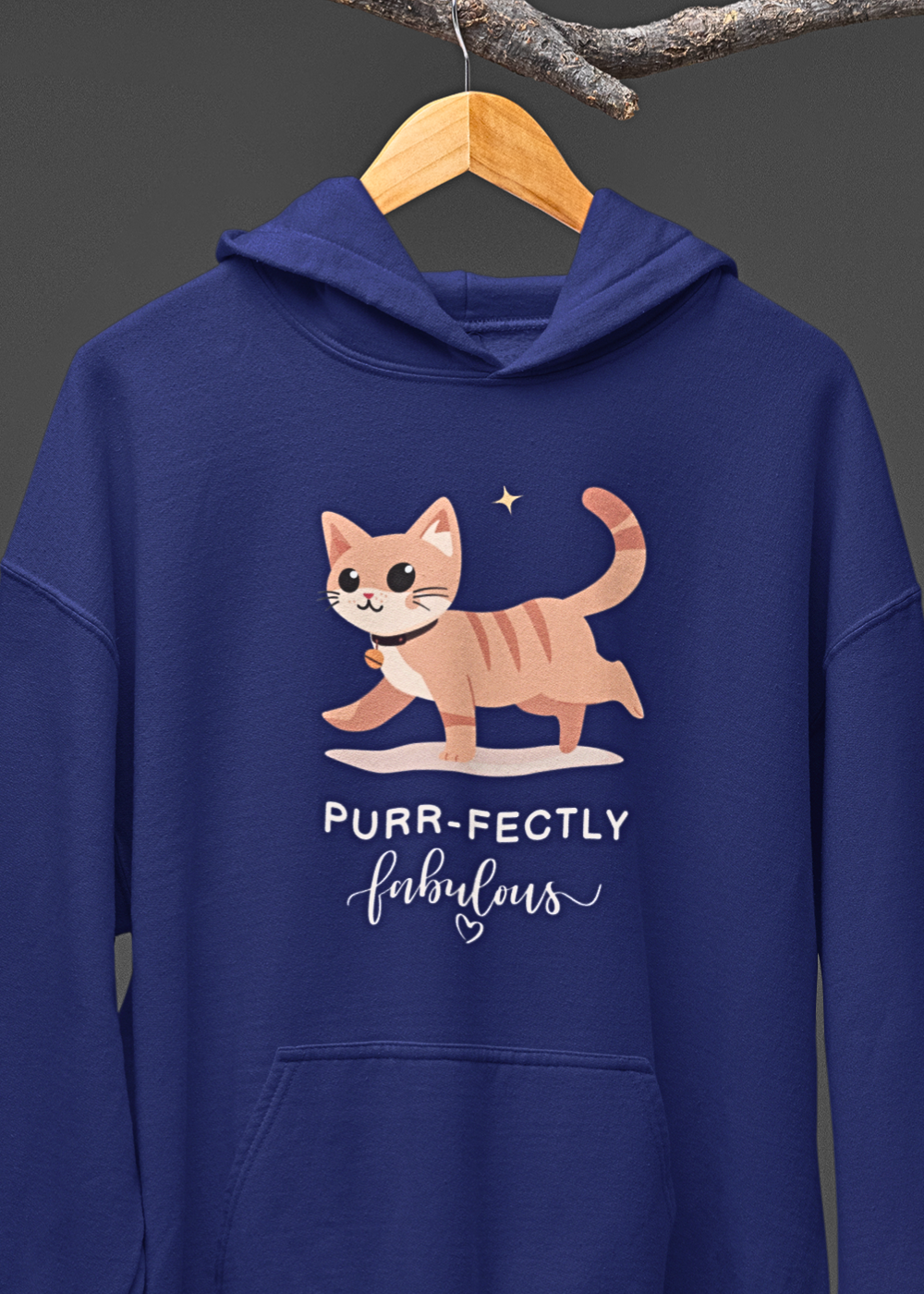 Chic Cat : Graphic Hoodie