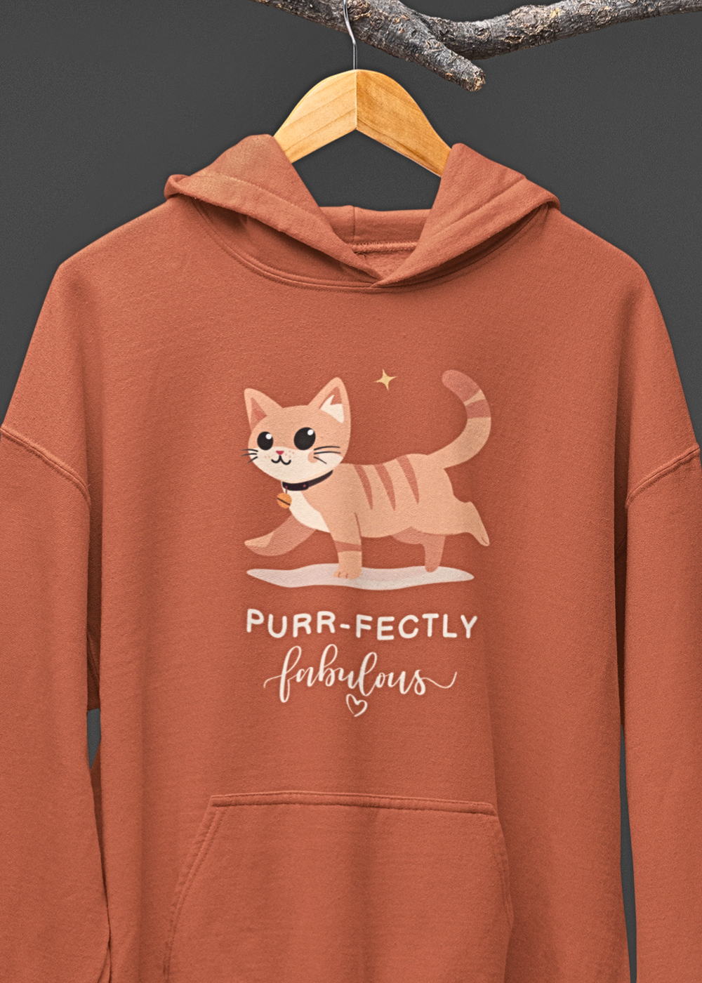 Chic Cat : Graphic Hoodie