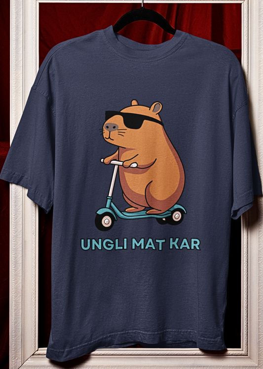 Handle with Caution Unisex Oversized Tee