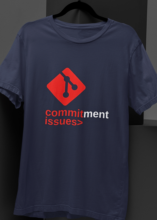 Commitment Issues - Git-Inspired Humor Unisex Oversized Tee