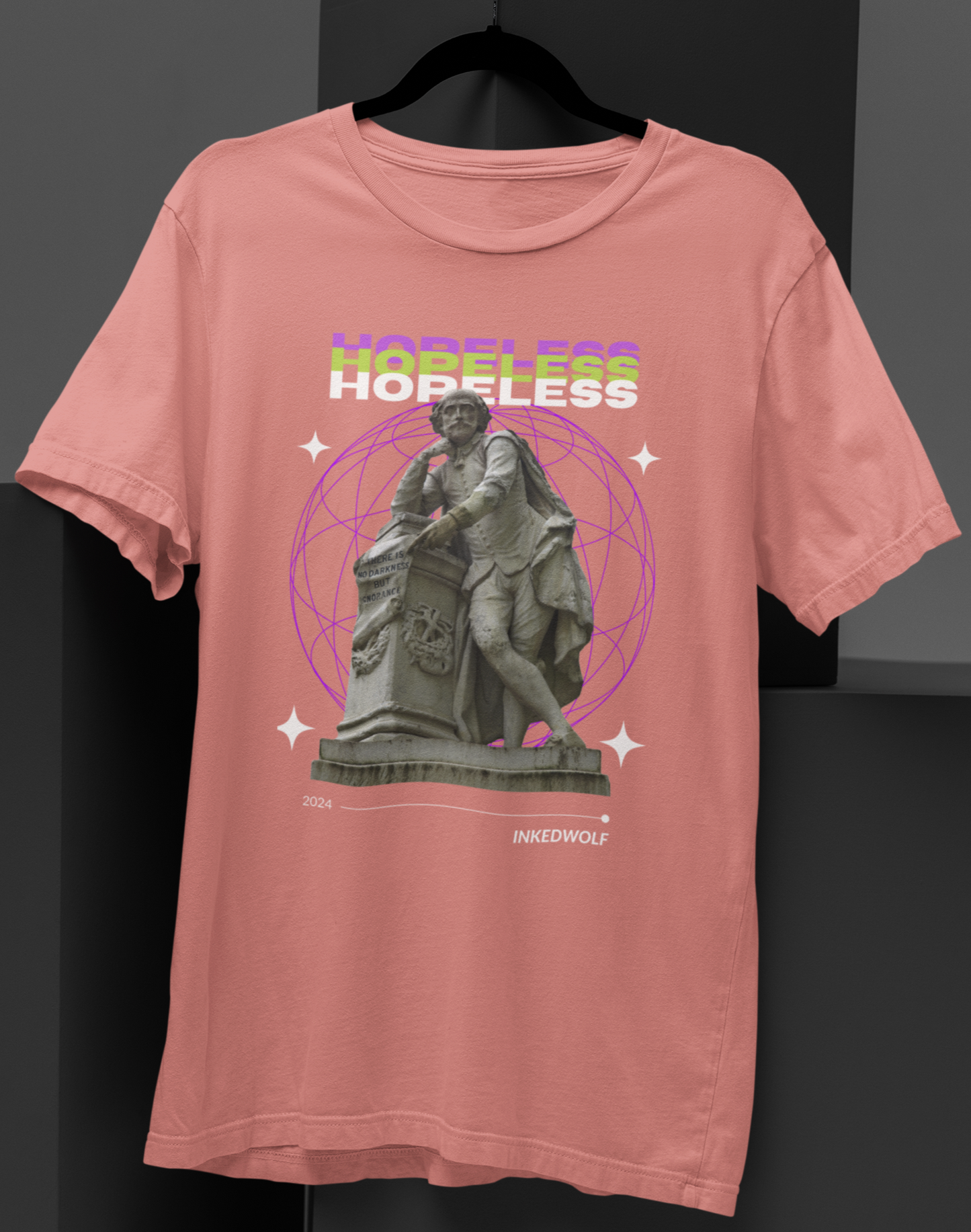 Statue of Despair: Hopeless Graphic T-shirt