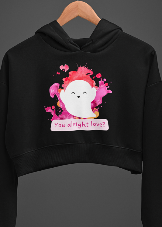Soulful Smile Crop Hoodie
