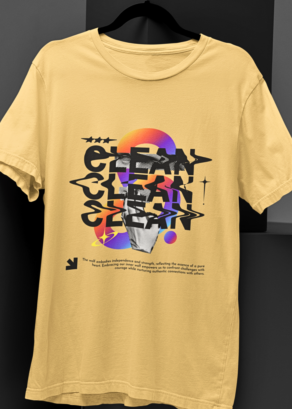 Bold Waves, Cosmic Vibes - Unisex Oversized Tee