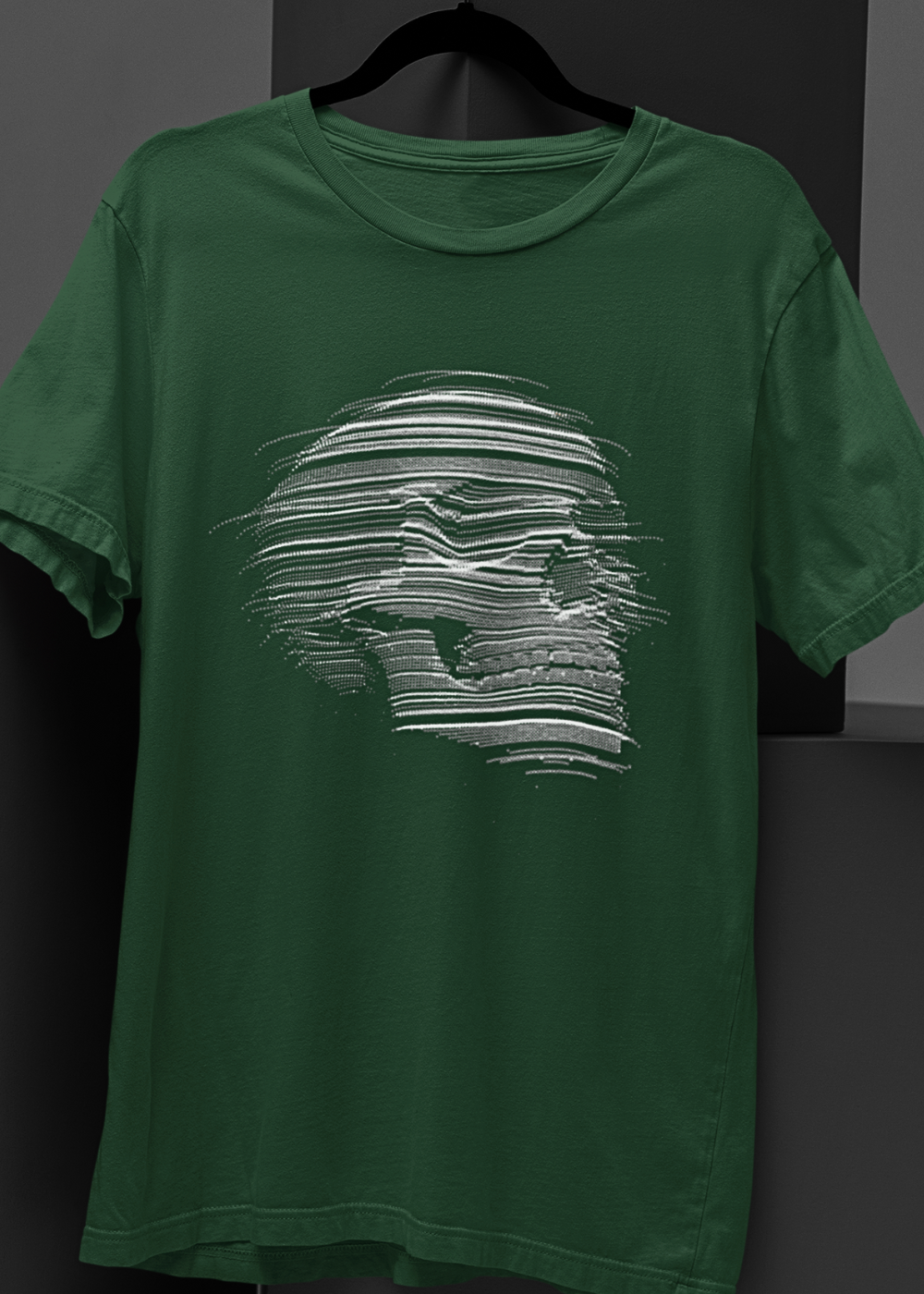 Skull Matrix Flow - Unisex Oversized Tee