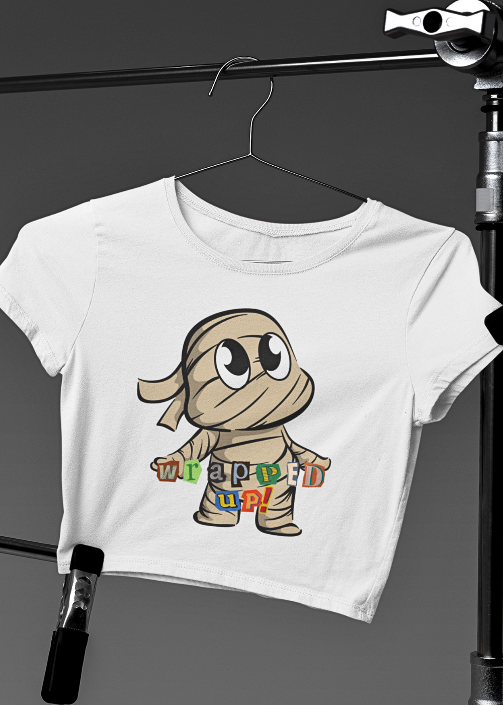 Cozy Wrapped up Mummy Crop Top