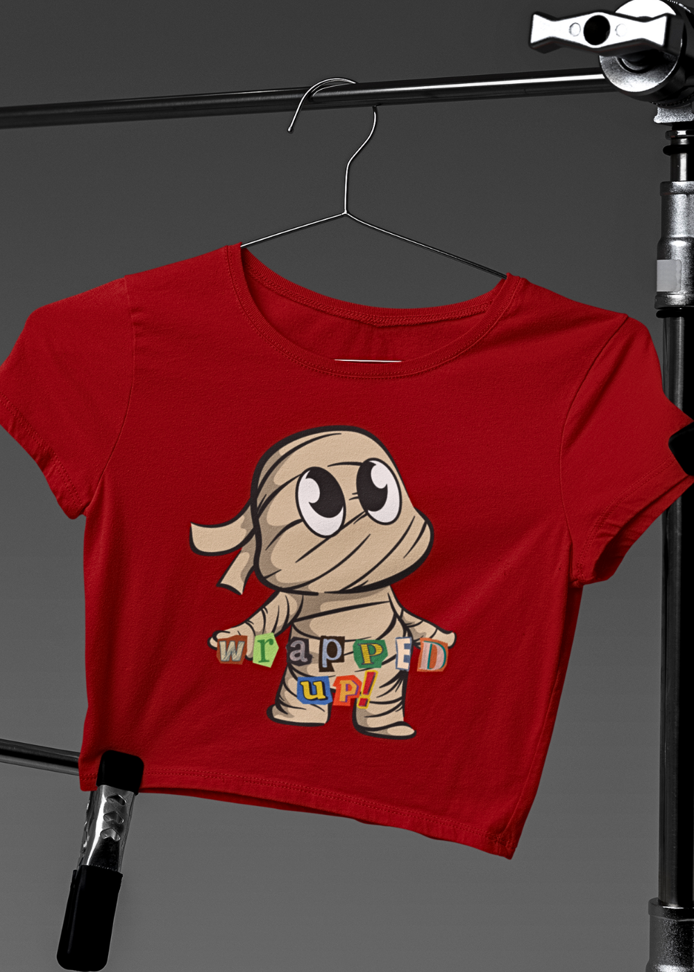 Cozy Wrapped up Mummy Crop Top