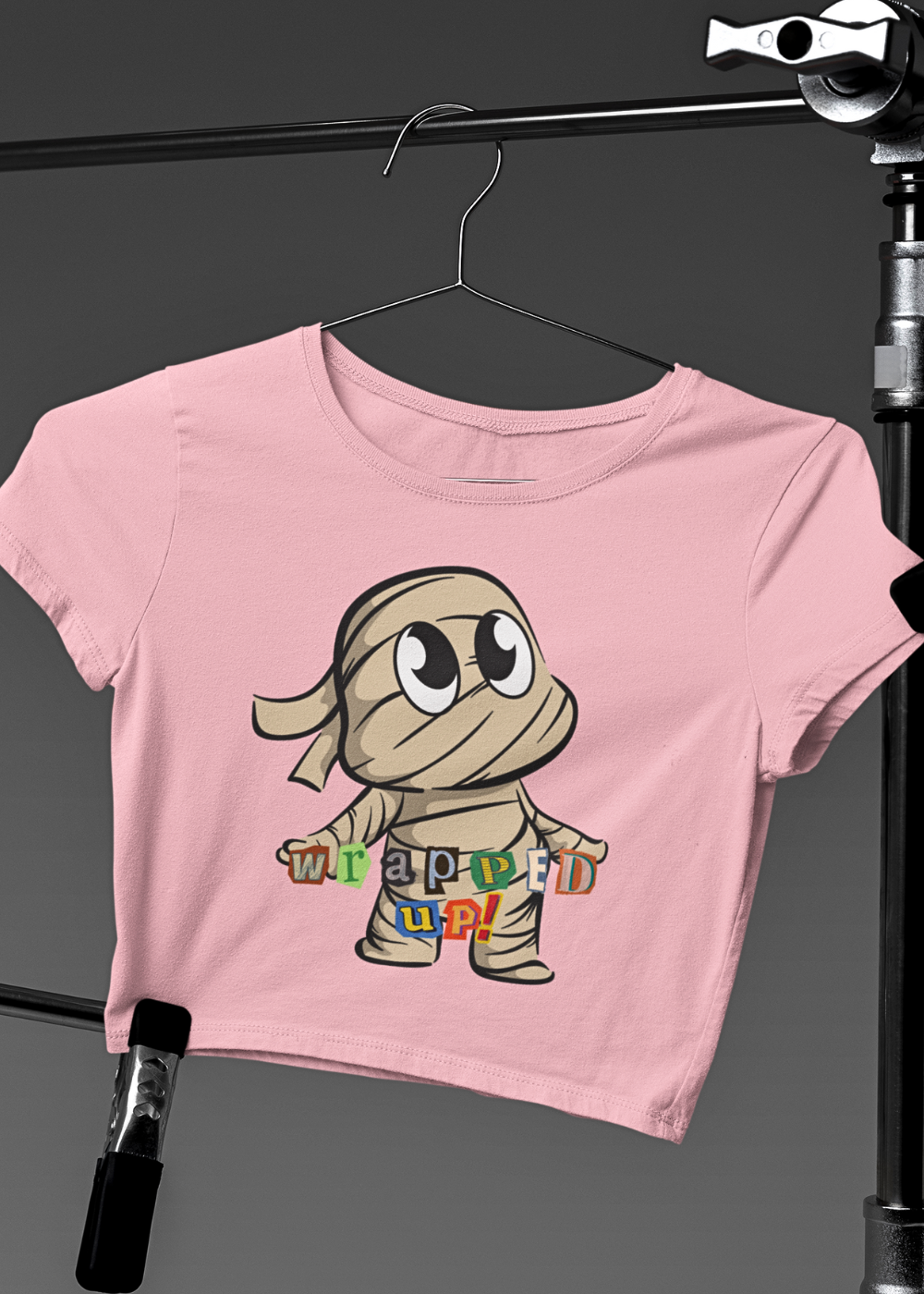 Cozy Wrapped up Mummy Crop Top