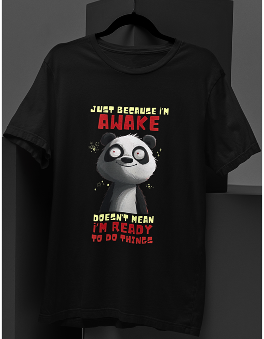 Awake But Not Ready Unisex Oversized Tee