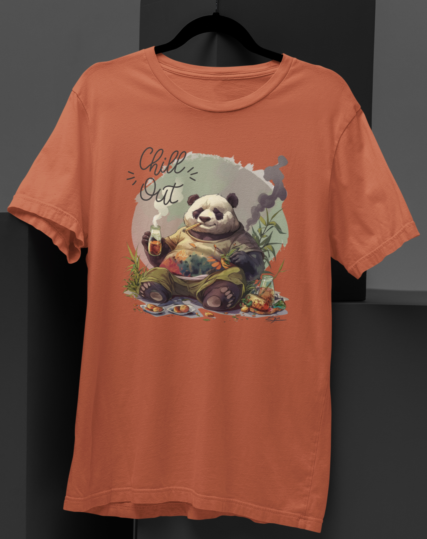 Laid-Back Panda: Relaxation T-shirt