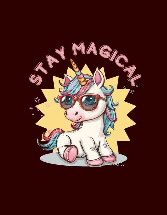 Mystical Glow : Unicorn Graphic Hoodie