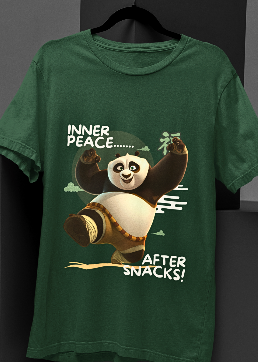 Inner Peace After Snacks Unisex Oversized T-Shirt