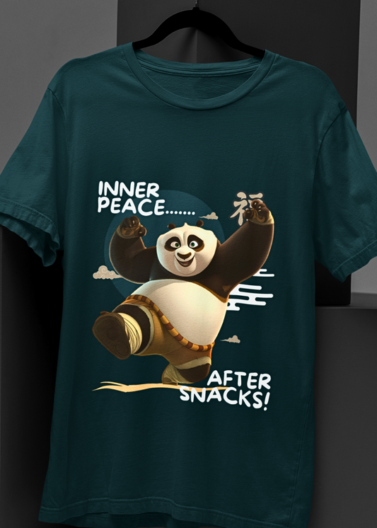 Inner Peace After Snacks Unisex Oversized T-Shirt