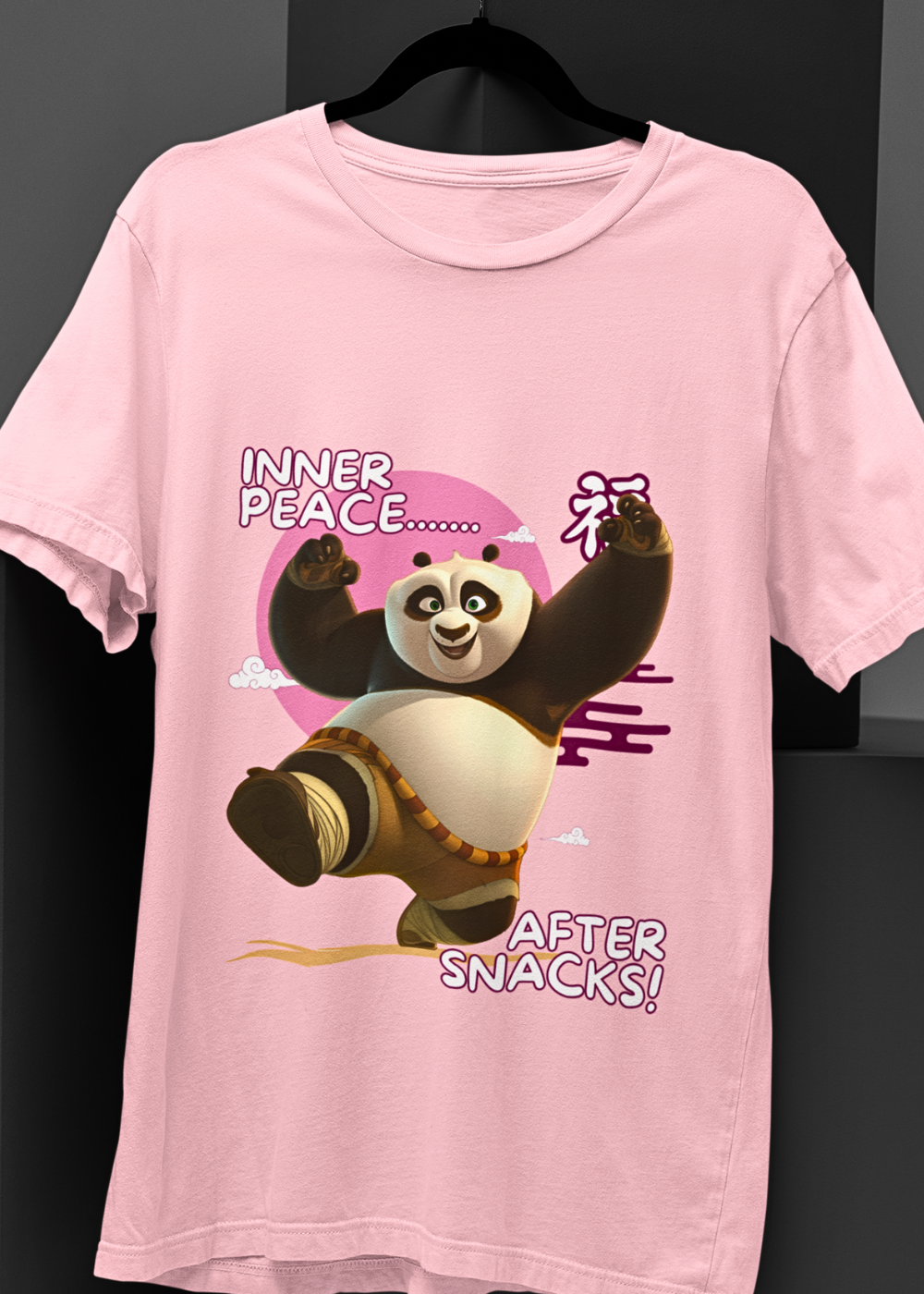 Inner Peace After Snacks Unisex Oversized T-Shirt