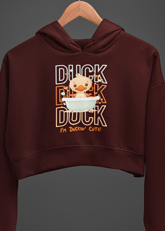 Quacktastic Crop Hoodie