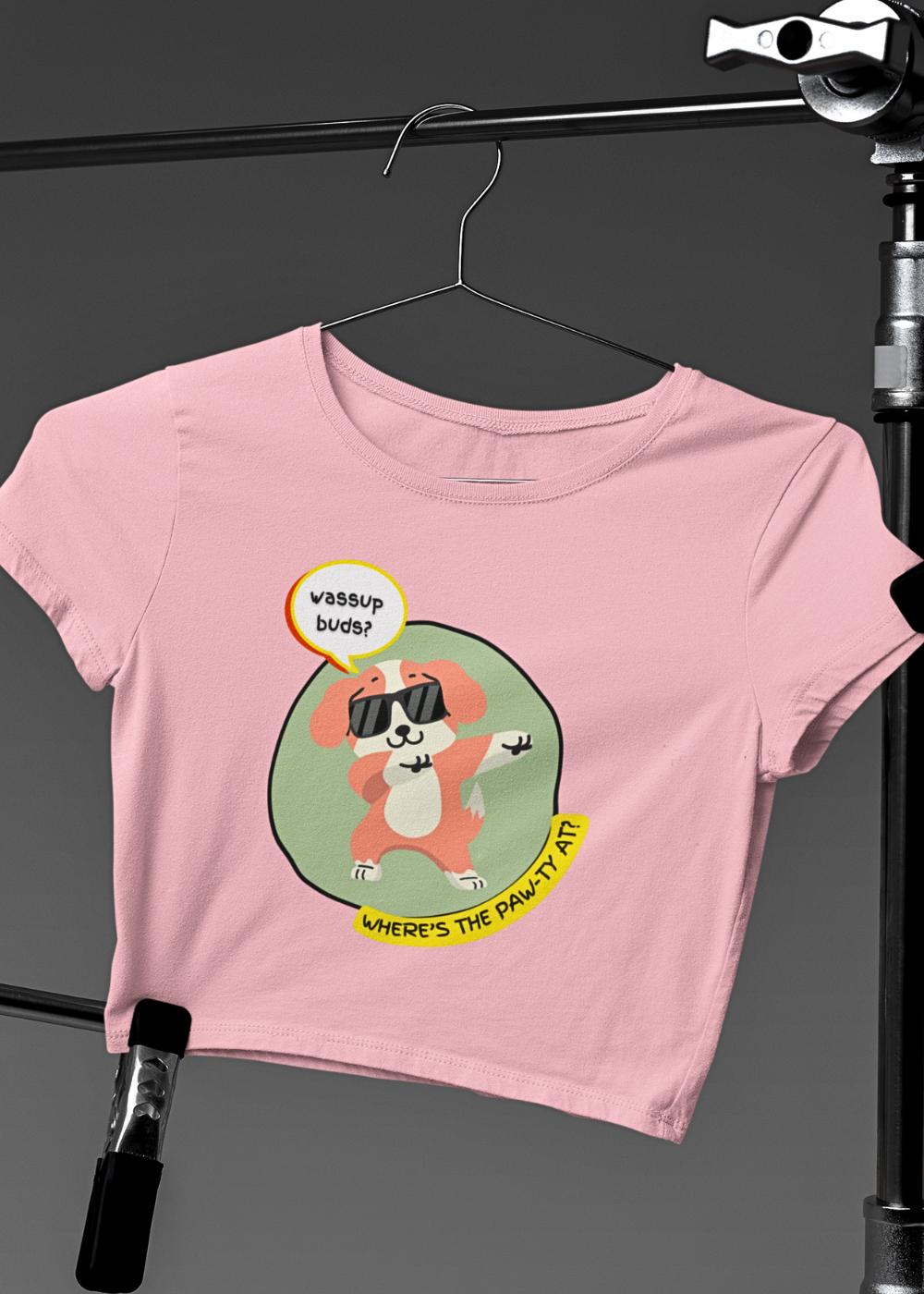 Celebration Pooch Crop Tee