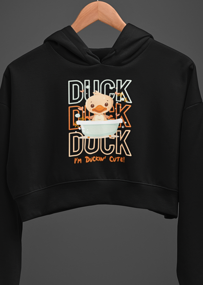 Quacktastic Crop Hoodie