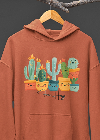 Cozy Cactus Hugs Hoodie