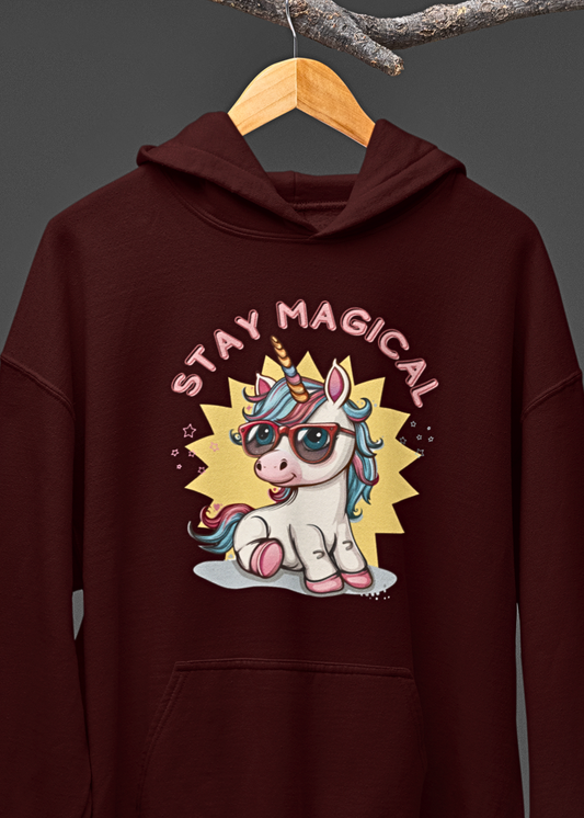 Mystical Glow : Unicorn Graphic Hoodie