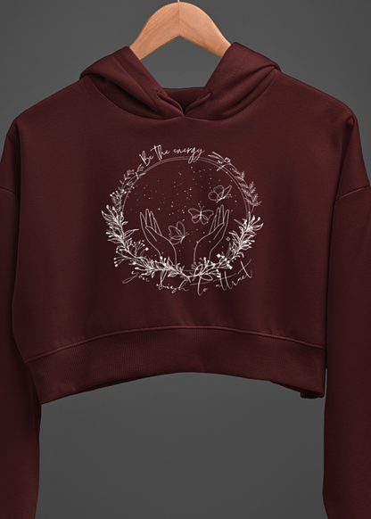 Energy Spark Crop Hoodie