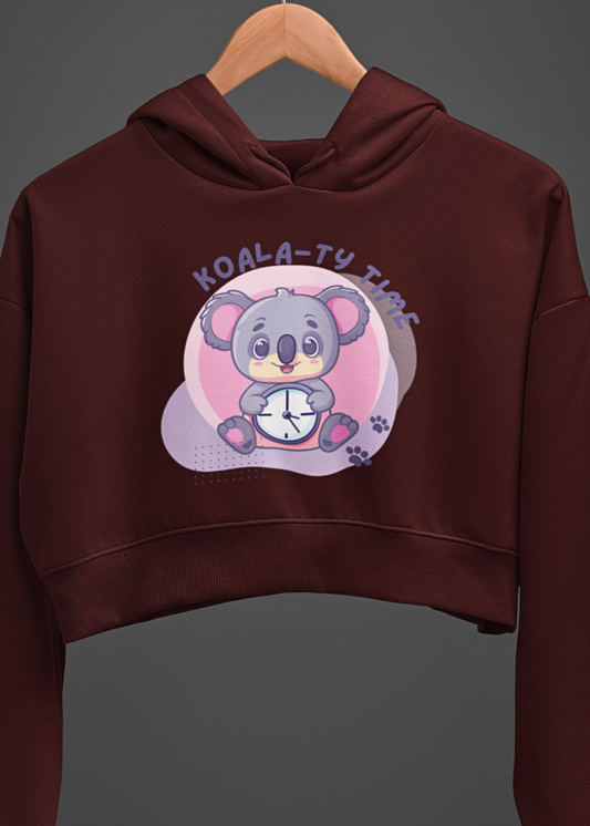 Snuggle Up Crop Hoodie