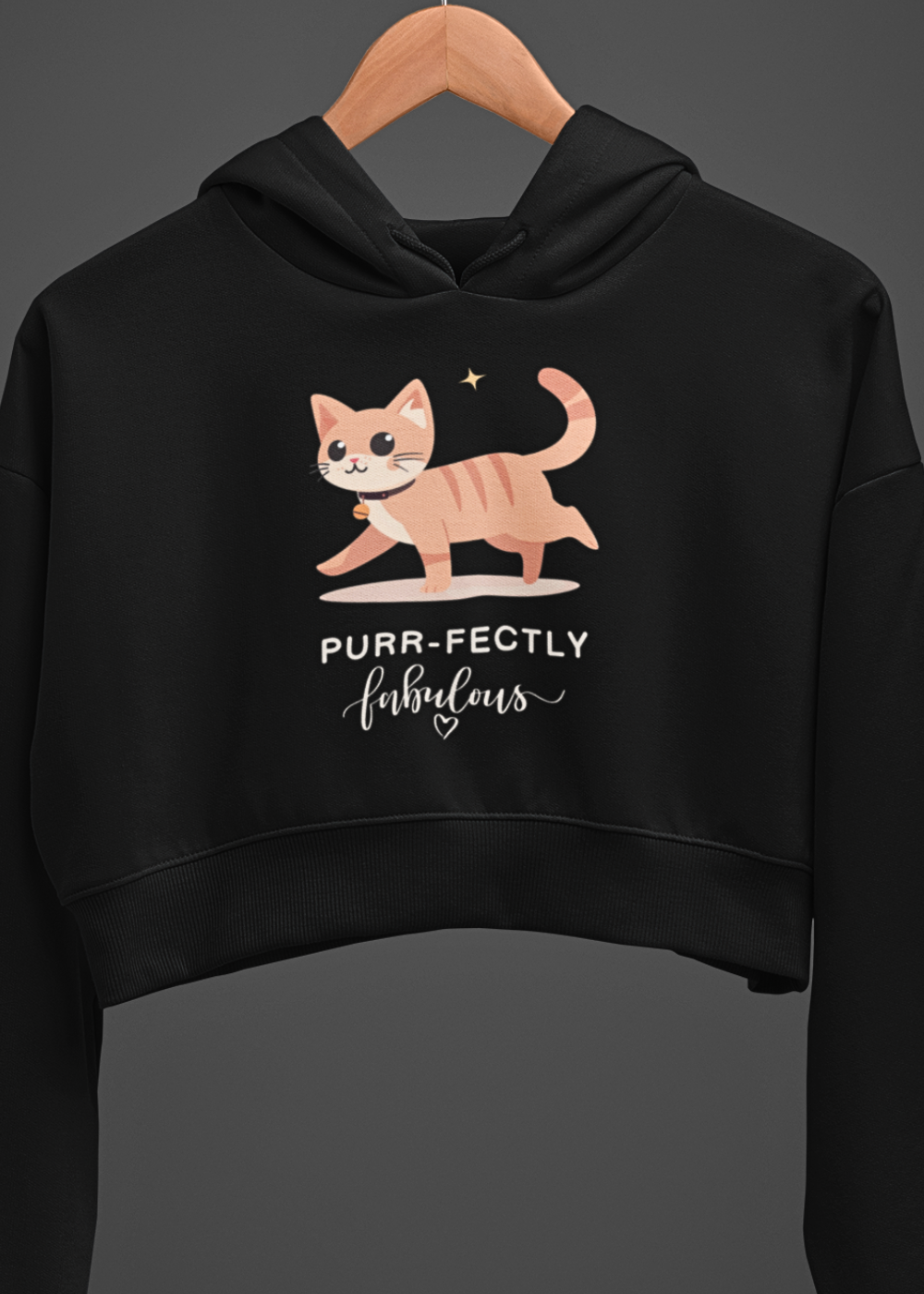 Fabulous Feline : Cat Hoodie Graphic