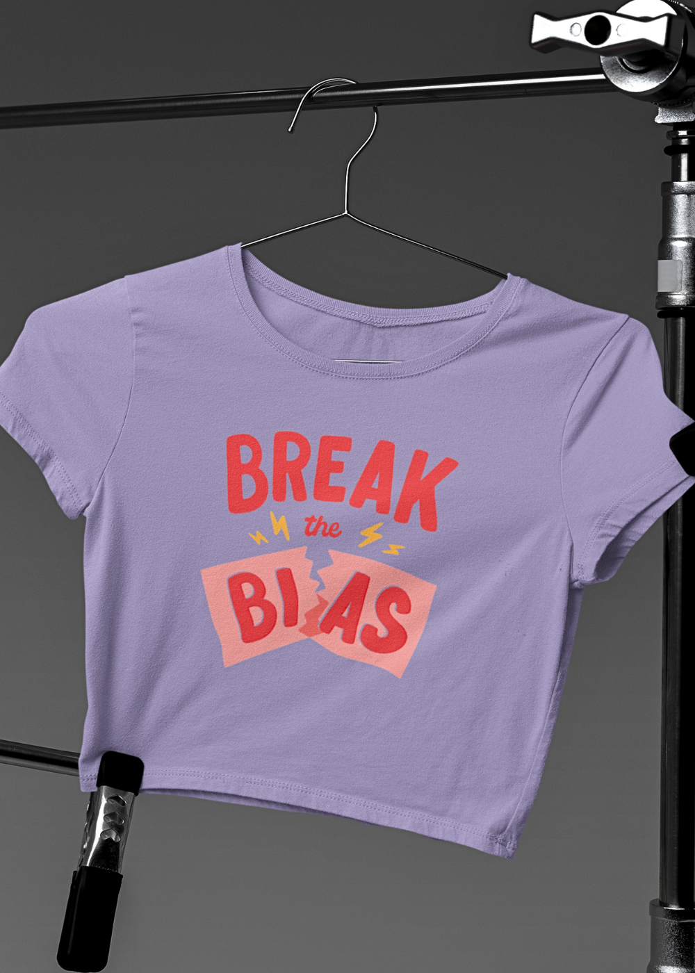 Challenge the Bias Crop Tee