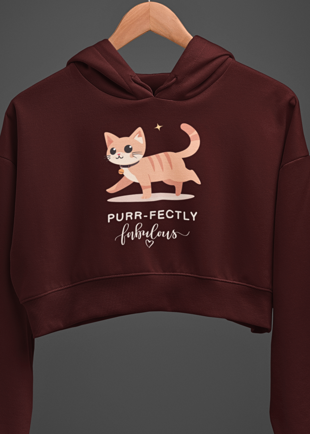 Fabulous Feline : Cat Hoodie Graphic