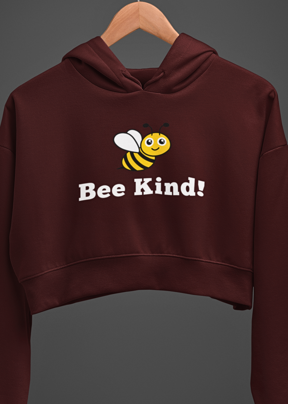 Kind Bee Crop Hoodie