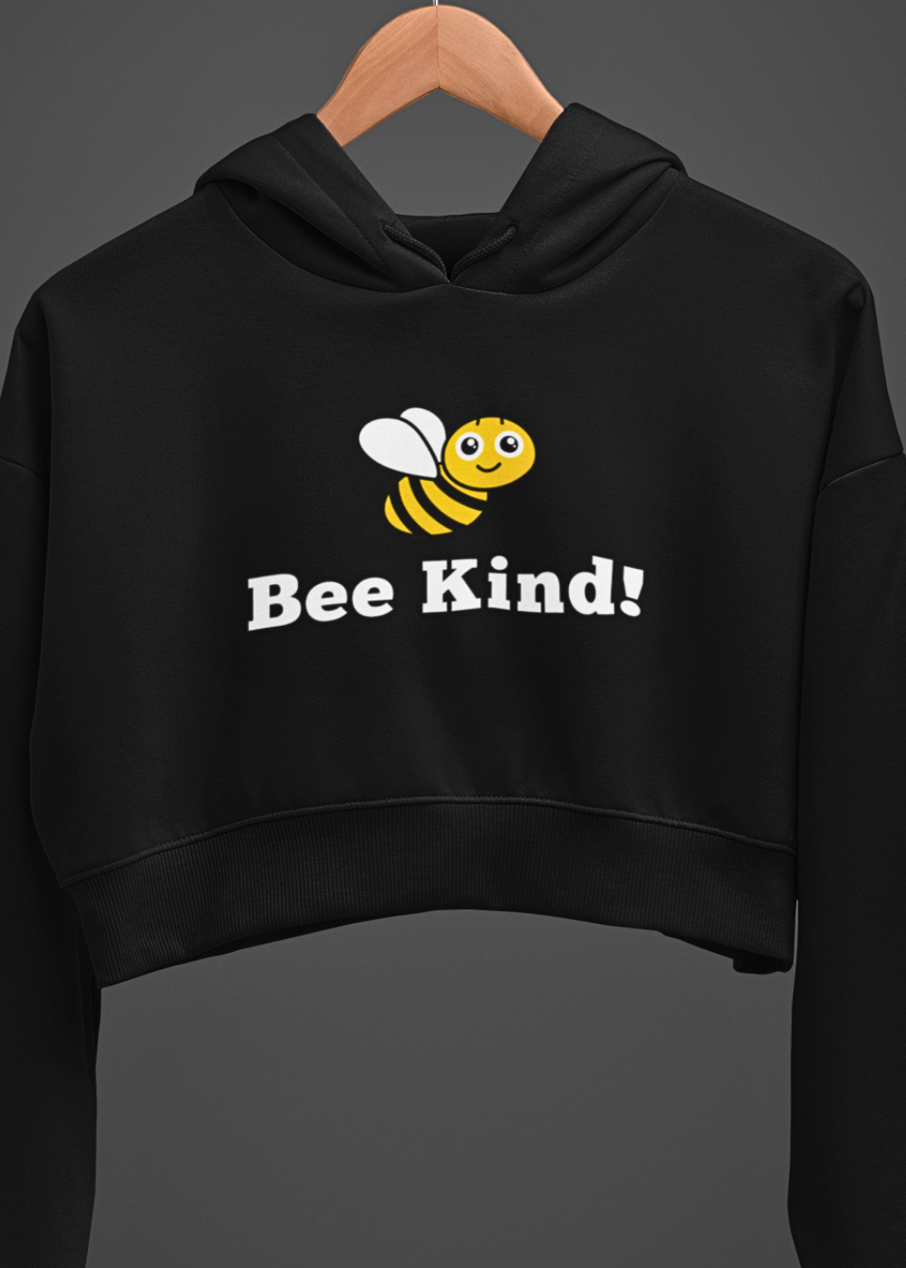 Kind Bee Crop Hoodie