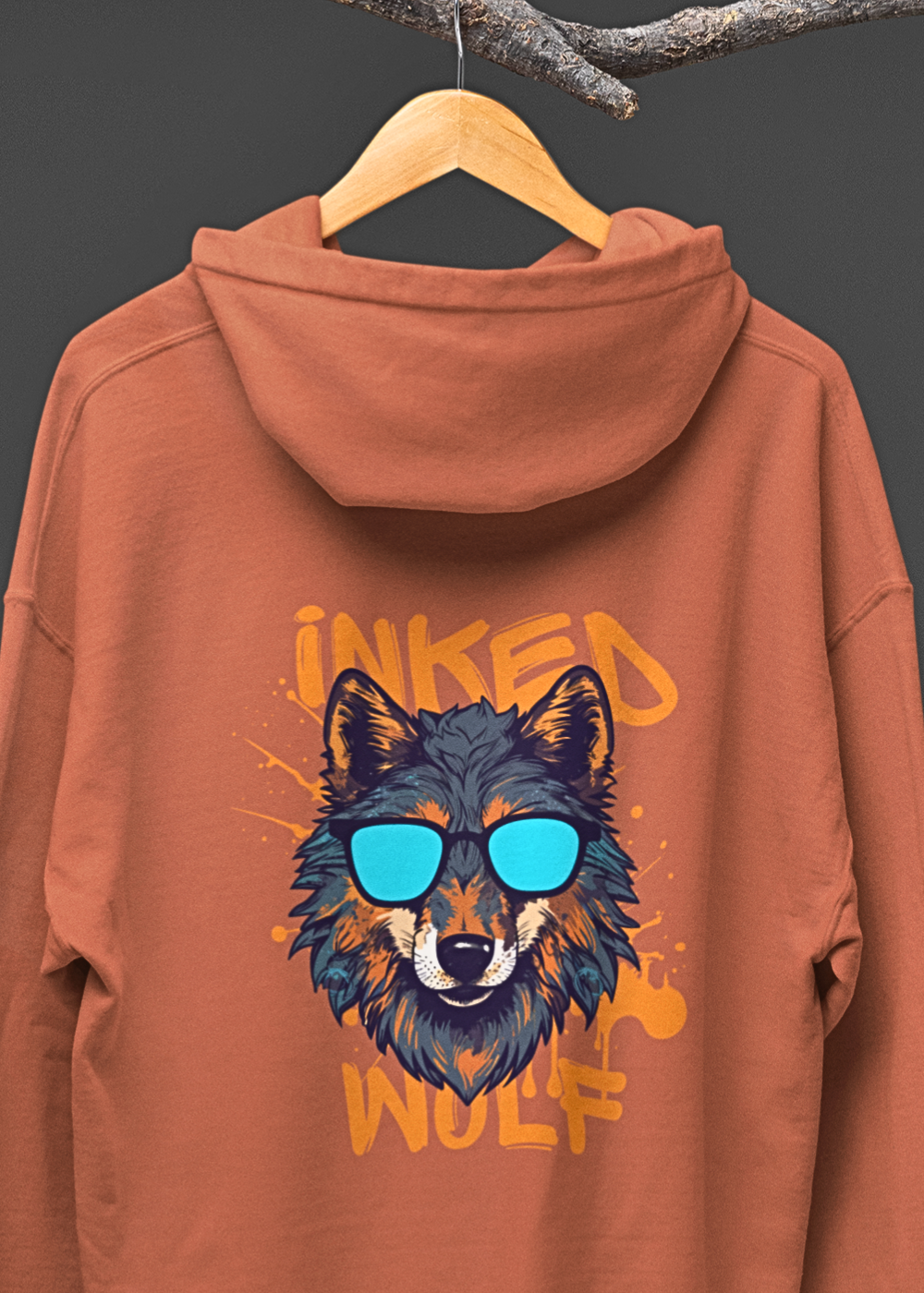 InkedWolf Women's Hoodie - Shady Wolf Vibes