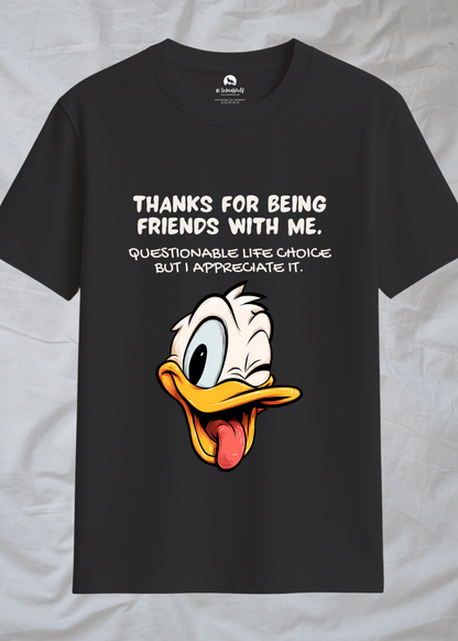 Bad Decisions, Great Friends  - Unisex Oversized Tee