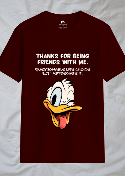 Bad Decisions, Great Friends  - Unisex Oversized Tee