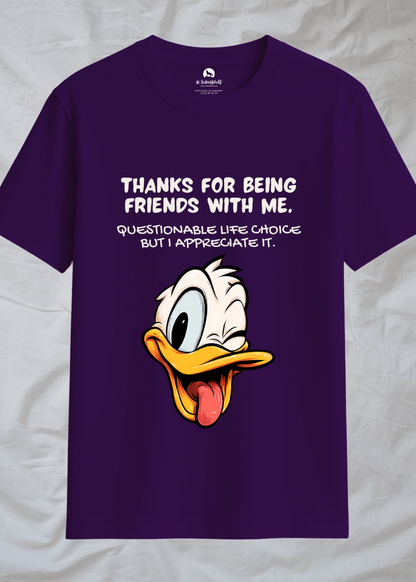 Bad Decisions, Great Friends  - Unisex Oversized Tee
