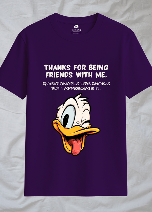 Bad Decisions, Great Friends  - Unisex Oversized Tee