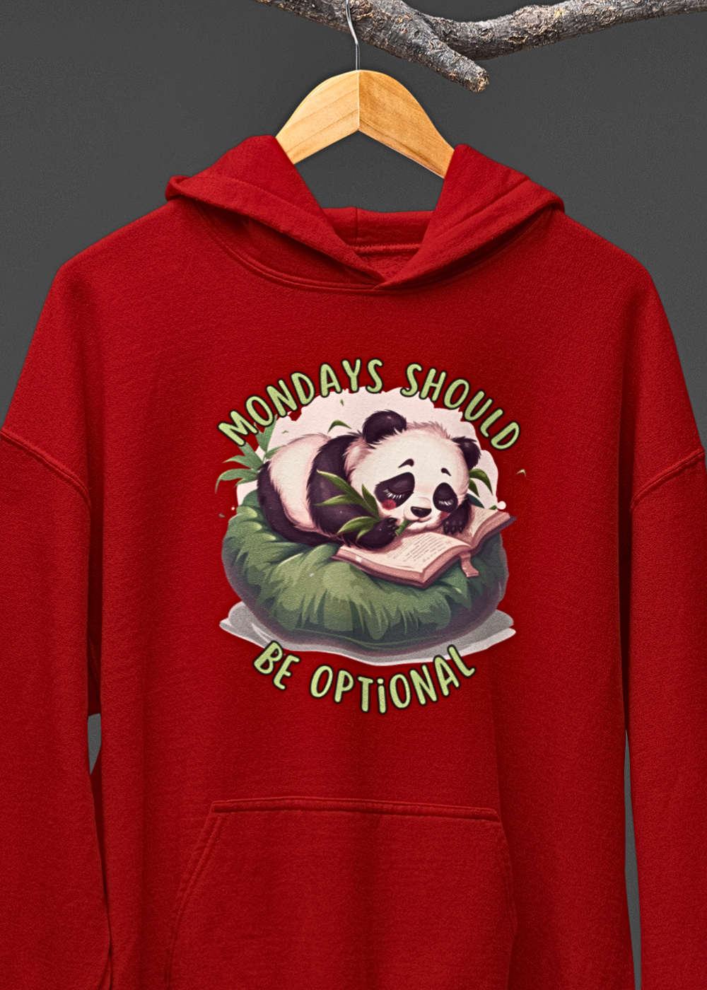 Cozy Cuddle Buddy Hoodie: Monday Mood Optional!