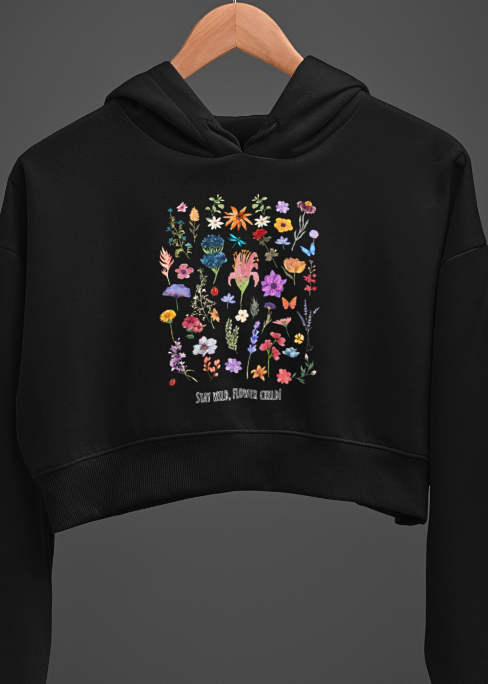 Confident Growth Crop Hoodie