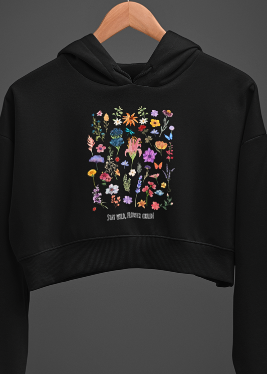 Confident Growth Crop Hoodie