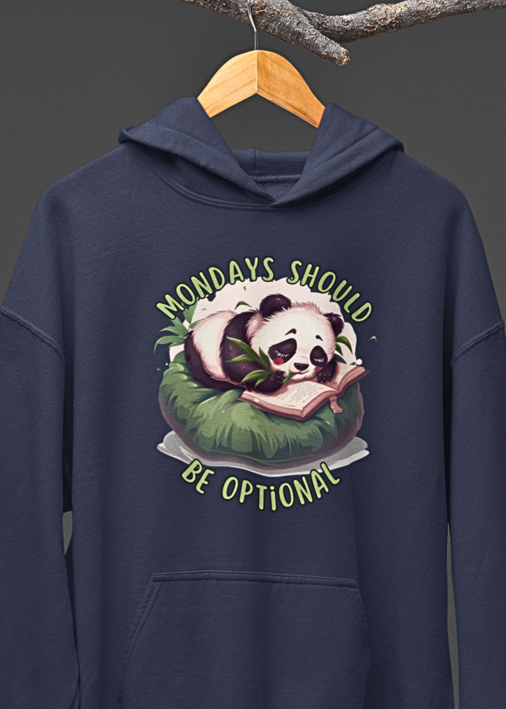 Cozy Cuddle Buddy Hoodie: Monday Mood Optional!